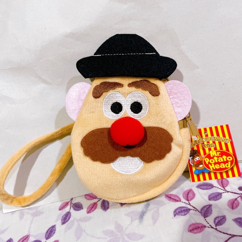 現貨 日本正版🇯🇵皮克斯 玩具總動員 蛋頭先生 零錢包 收納包 鑰匙 小包包 玩具總動員Mr.Potato Head
