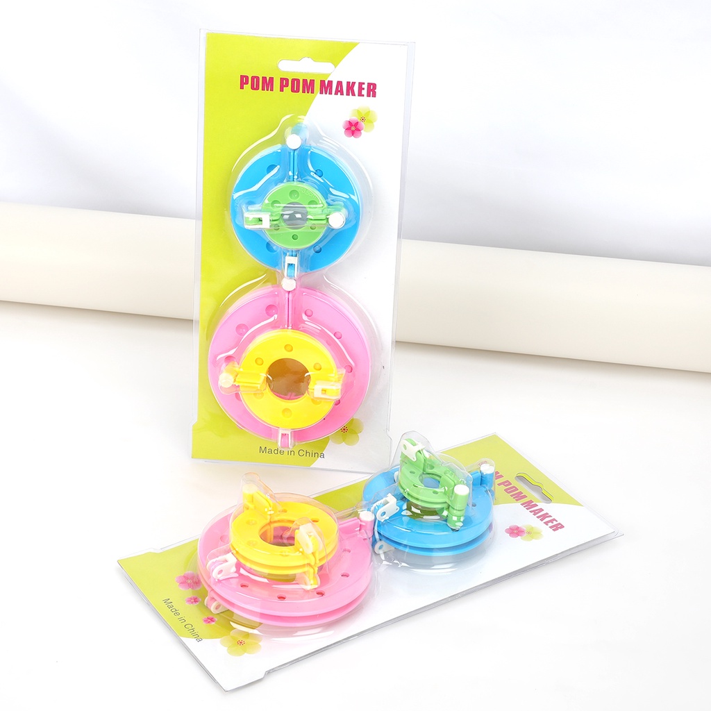 abs塑料毛線絨球編織器 diy毛球器 絨球器 WHWH制球器一個4隻裝