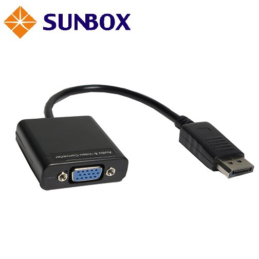 DisplayPort to VGA 轉換器 - SUNBOX