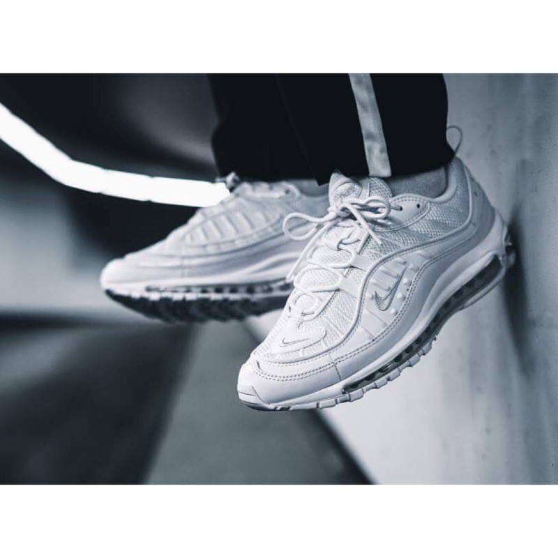 nike 98 triple white