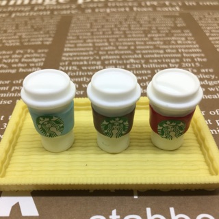 低消看說明⚡️1:12迷你袖珍星巴克咖啡☕️ 送手工提袋模擬蔬菜濃湯森林家族娃娃屋場景配件❤️單個價格📏低消見說明