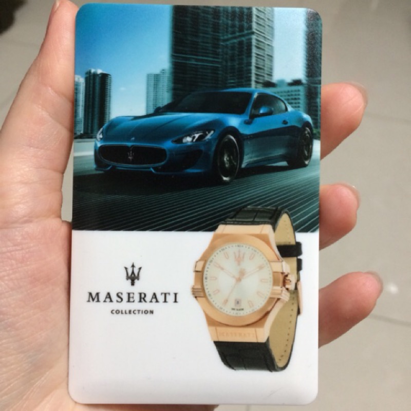 Maserati 超薄名片式卡片型行動電源 2500mah 內建usb充電線附iphone接頭等配件歐楓時計 蝦皮購物