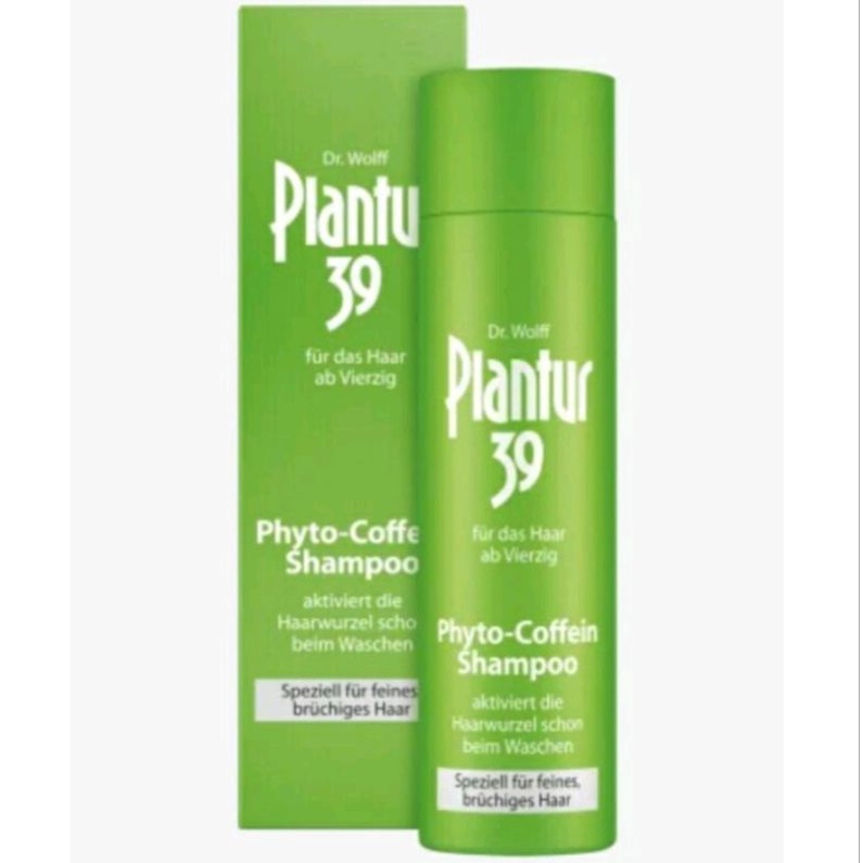 德國plantur植物性咖啡因洗髮露250ml(細髮）