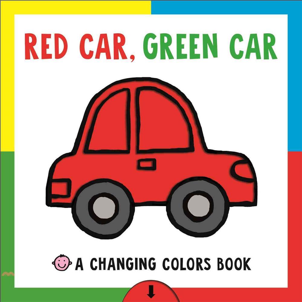 Red Car, Green Car會變顏色的車車（厚頁書）（外文書）