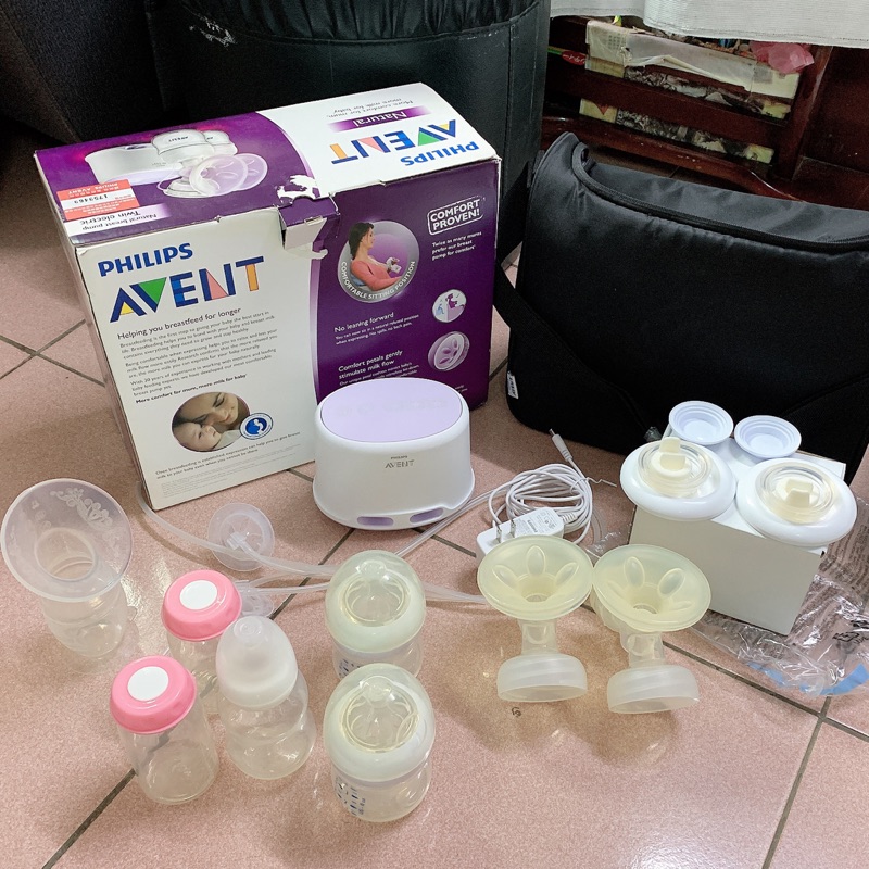 AVENT新安怡 輕乳感電動雙邊吸乳器 擠奶器