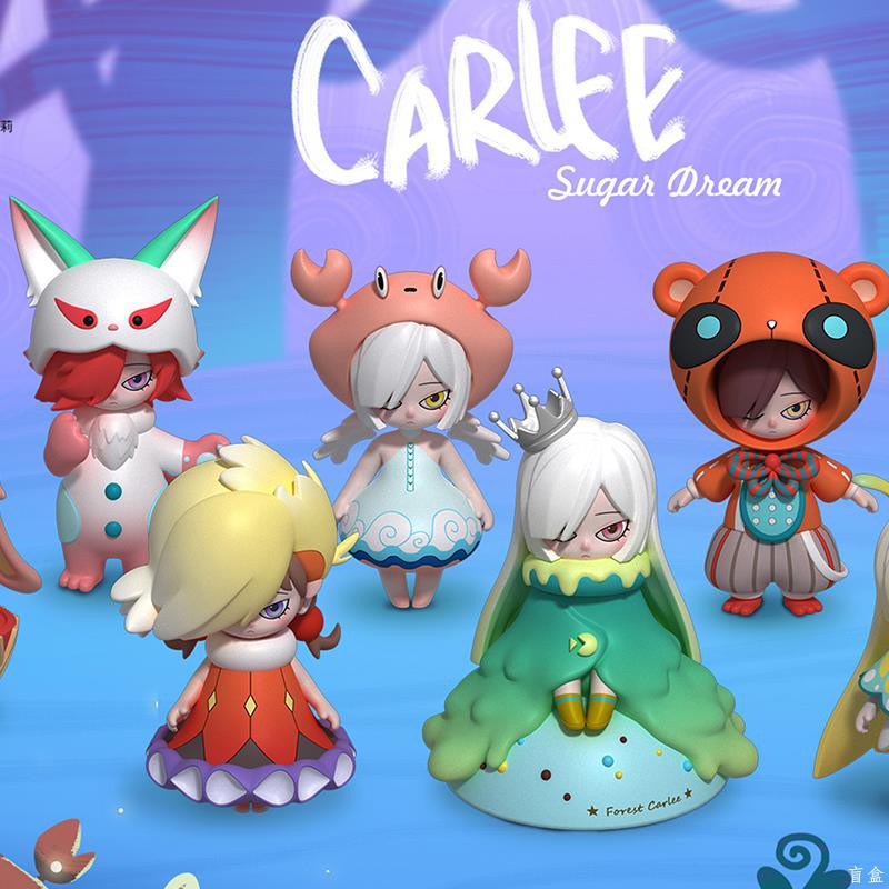 現貨carlee 甜夢少女卡莉盲盒妖怪篇系列潮玩公仔美少女手辦擺件禮物 蝦皮購物