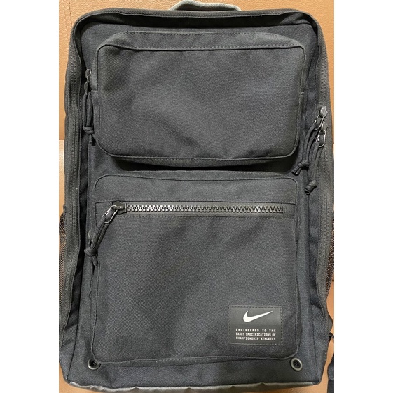NIKE UTILITY POWER BACKPACK 氣墊後背包 CK2668-010 黑