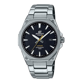 【CASIO】卡西歐 EDIFICE 輕薄藍寶石玻璃時尚復古腕錶 EFR-S108D-1A 臺灣卡西歐保固一年
