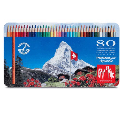 瑞士 CARAN D'ACHE(卡達)prismalo 80色高級水性彩色鉛筆* 999.380