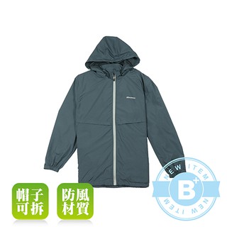大尺碼-MAXON-特大5L.6L連帽風衣外套-灰-89306