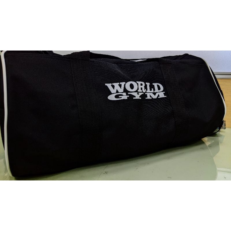 World gym 運動圓筒包、可防水可側背及手提(全新品)