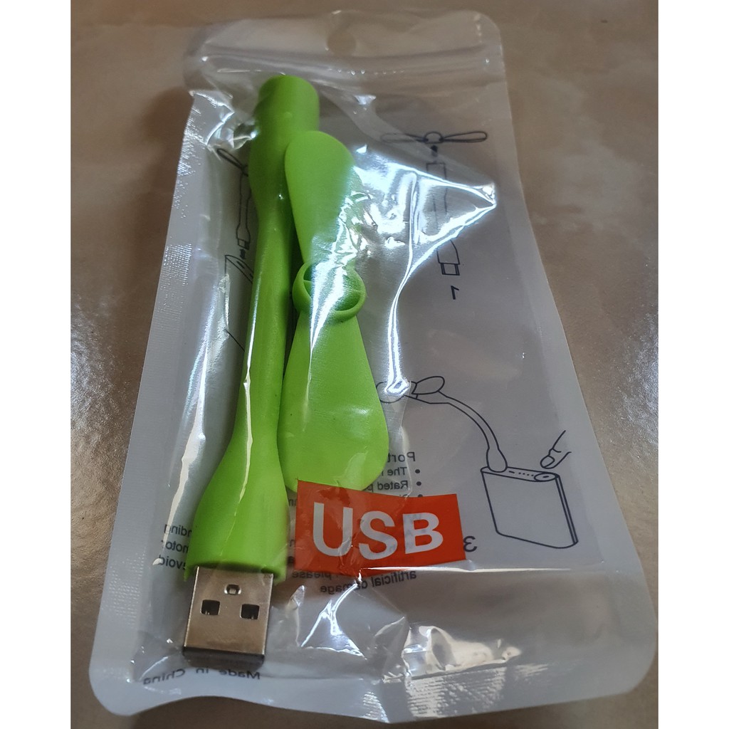 1.USB隨身迷你小風扇 usb風扇 迷你風扇 行動電源 小米風扇同款  螢光綠