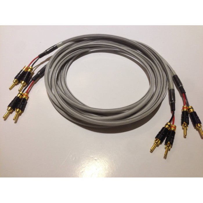 [ 沐耳 ] 美國 Audioquest FLX/DB-16/2 喇叭線 2.6米一對+逼緊鍍金香蕉插+隔離網