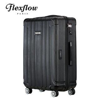 Flexflow 髮絲黑 里昂擴充系列系列29吋 智能測重防爆拉鍊旅行箱