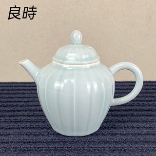 《良時美器》青瓷茶壺 150CC 茶具 茶道 茶杯 茶道具泡茶壺 陶藝 陶瓷茶壺