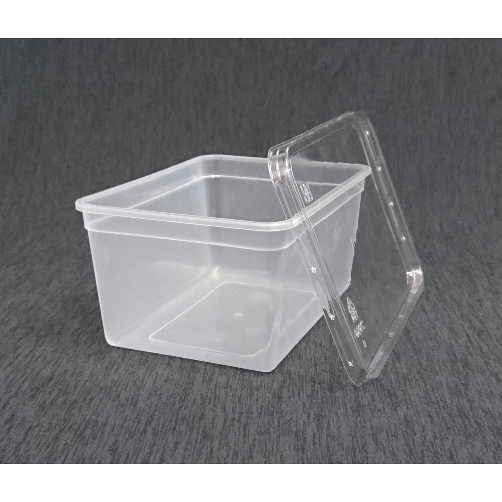含稅500組【1000cc 餅乾盒+蓋】冰淇淋桶 長方形盒 點心盒 外帶盒 透明盒 食品盒 包裝盒 塑膠盒 糖果盒 晶