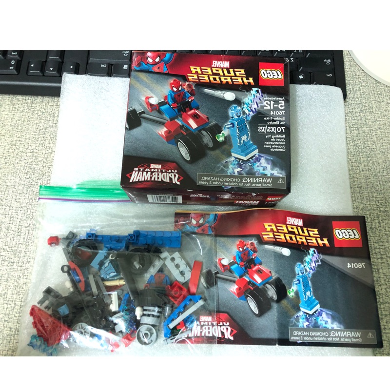 LEGO 樂高 76014 Marvel 超級英雄  蜘蛛人vs 電光人