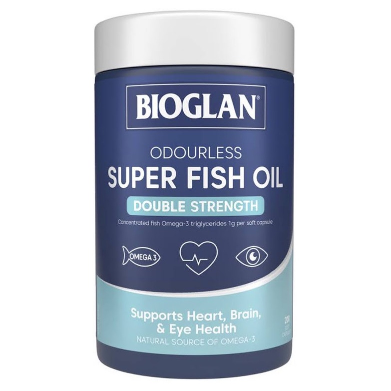 澳洲代購 Bioglan 無味超級魚油雙倍強度2000mg 200 粒膠囊