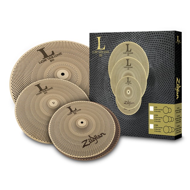 【鼓的樂器】Zildjian 銅鈸 LV348｜L80 Low Volume Cymbal Pack 靜音銅鈸