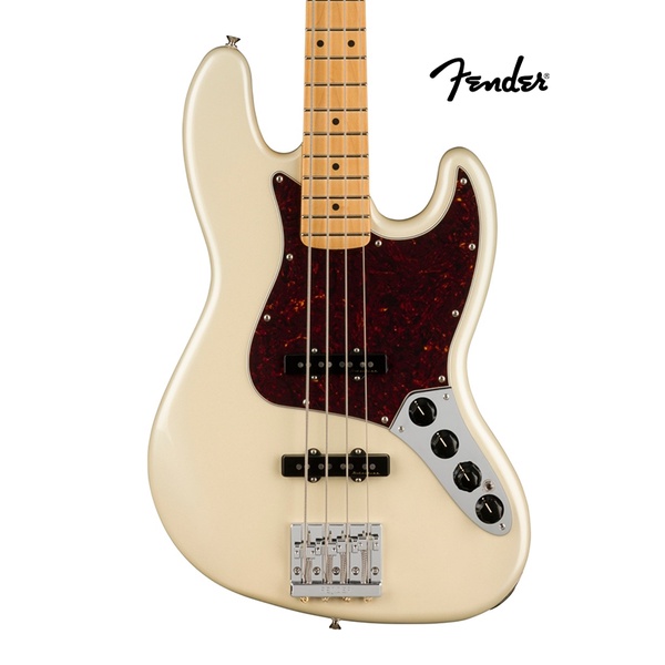 Fender Player Plus Jazz Bass MN 電貝斯 Olympic Pearl 珍珠白 萊可樂器