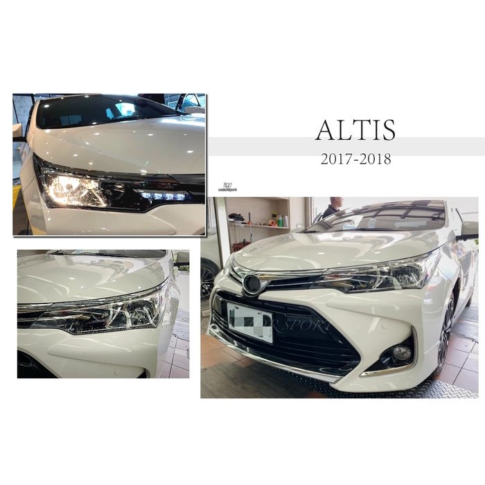 傑暘國際車身部品 全新 TOYOTA ALTIS 11.5代 17 18 2017 2018年 原廠型樣式 頭燈 大燈