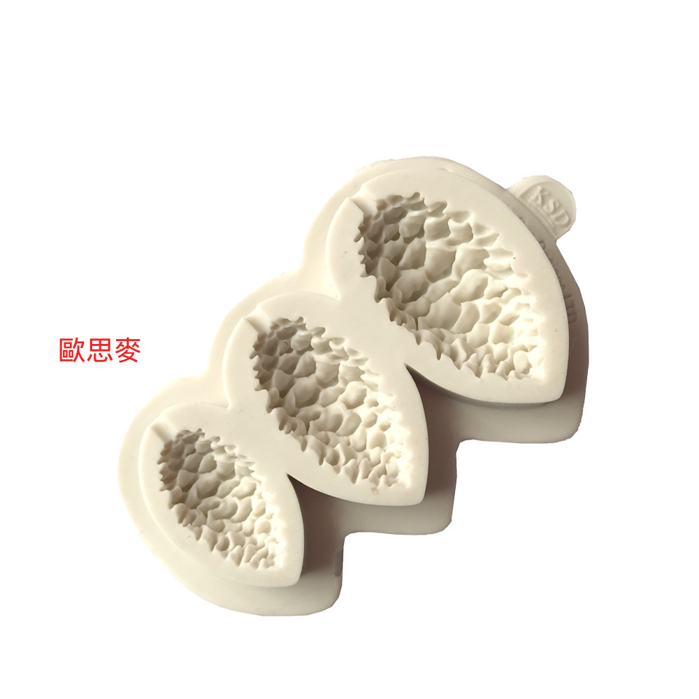 臺灣現貨 歐思麥烘焙3連松果液態矽膠模具手工diy蛋糕造型模具L146（中）