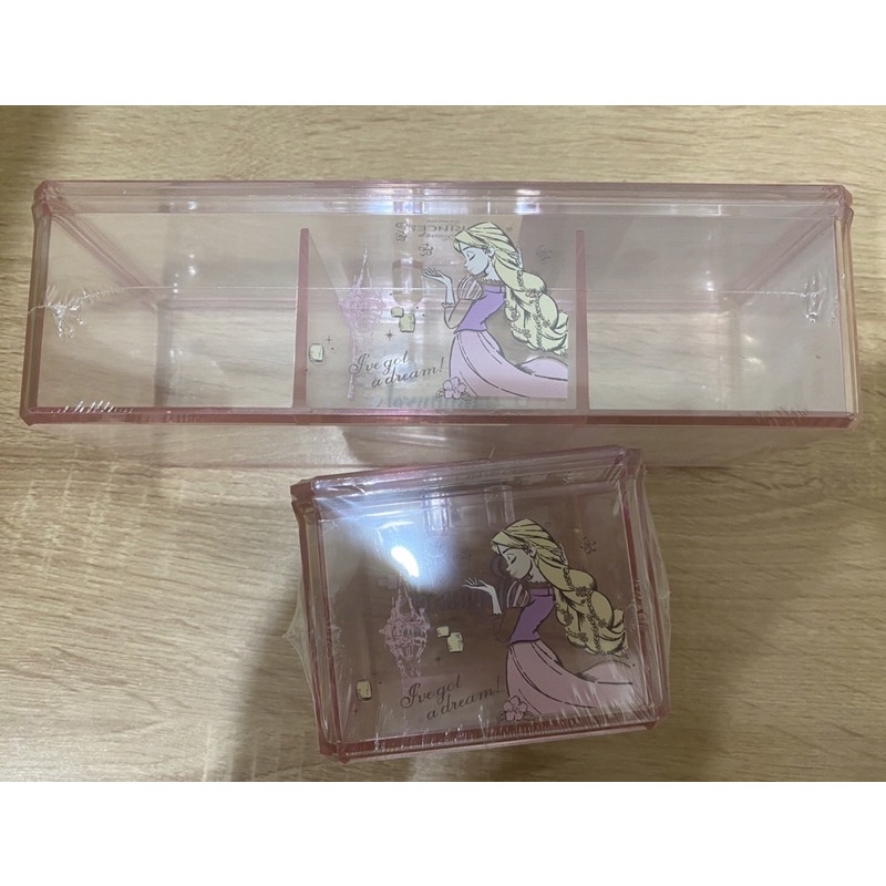 韓國大創 長髮公主 收納盒 飾品盒 盒子 透明