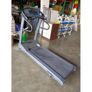 桃園國際二手貨---喬山 商用機種 Vision Fitness T9700HRT 220V專業健身房用跑步機3.0hp