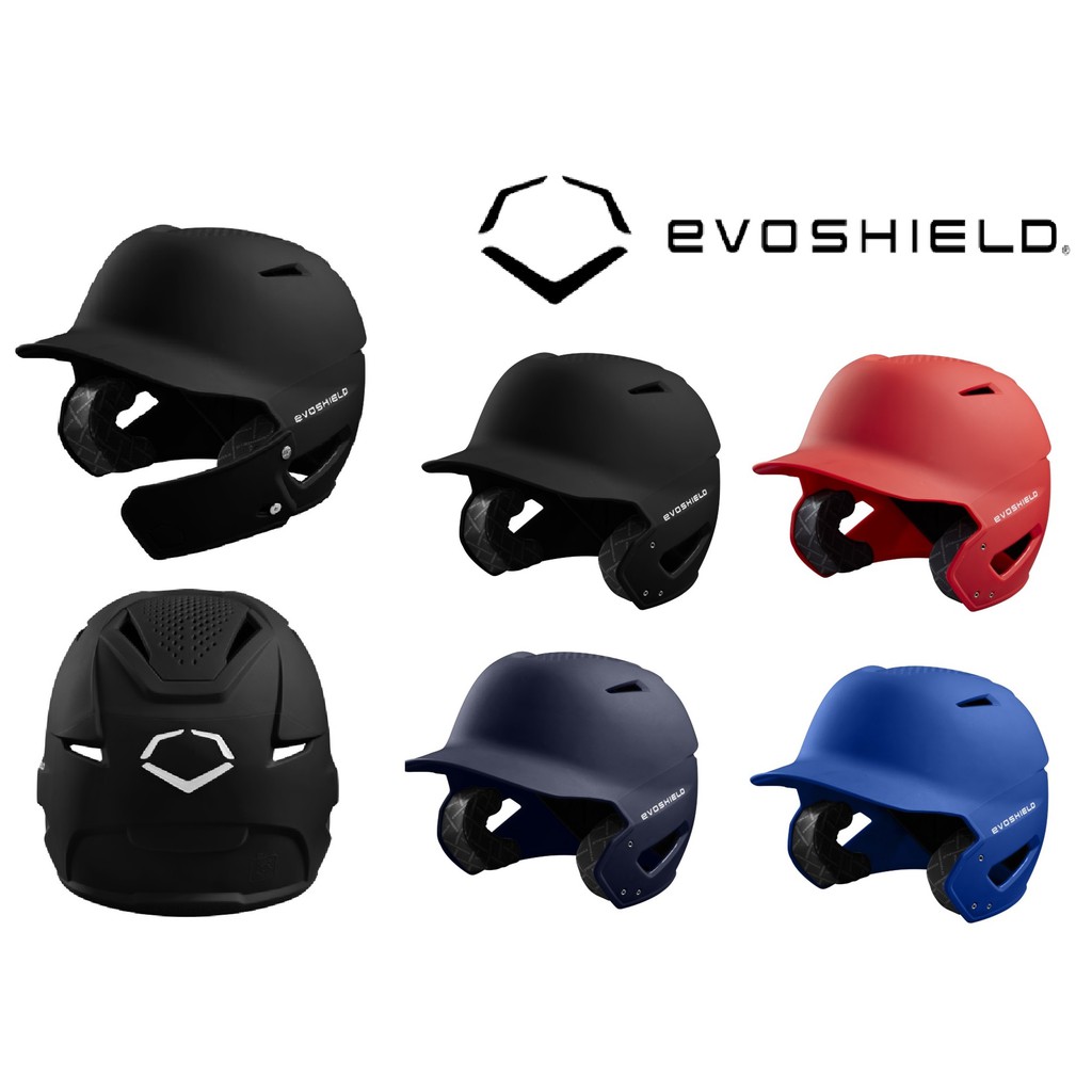 EvoShield 打擊頭盔 霧面 EVO 棒球 壘球 頭盔 雙耳打擊頭盔 棒球頭盔 壘球頭盔 雙耳頭盔 護下巴 打盔