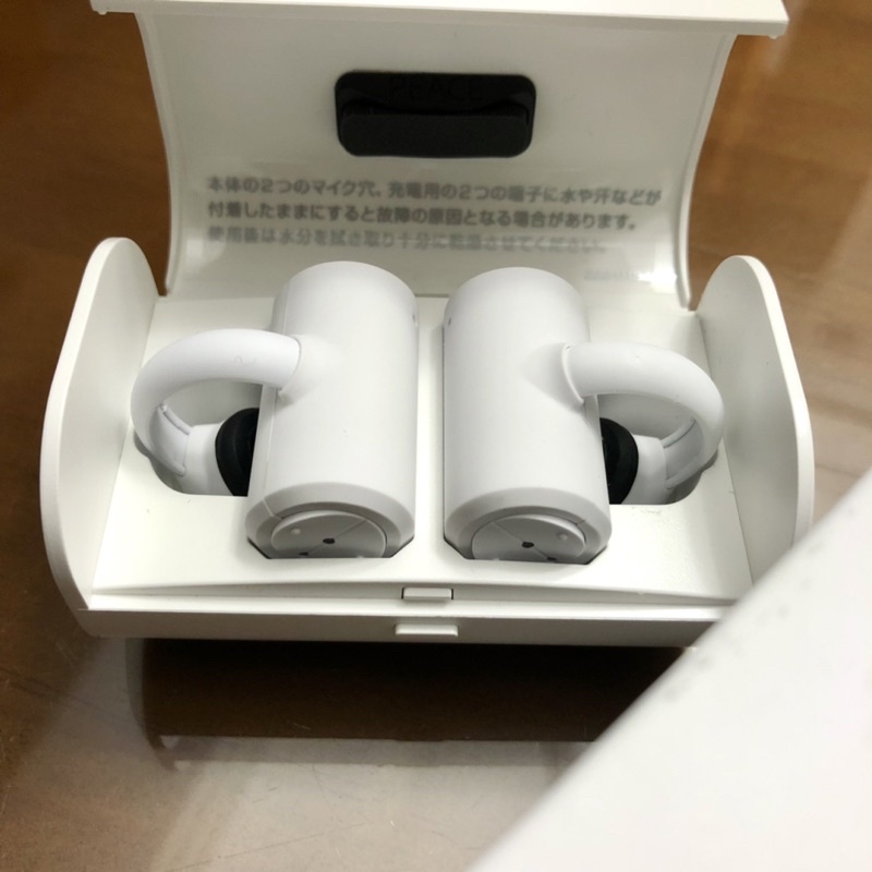 日本製🇯🇵BOCO PEACE TW-1骨傳導 防水無線藍牙耳機（發票盒子還留著）
