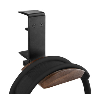 Geekria 木製耳機架,桌下兩用鋁製耳機架
