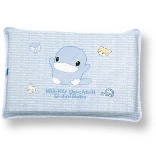 KUKU 酷咕鴨《加厚》嬰兒感溫記憶趴枕/嬰兒枕頭/嬰兒記憶枕（內附枕套）平枕 (KU2026)