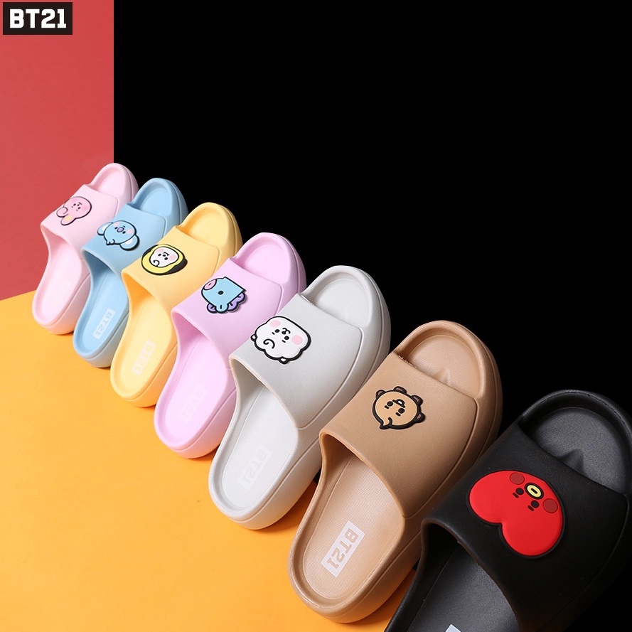 💐LOEIZ💐 韓國代購🇰🇷 BT21  寶寶拖鞋  厚底拖鞋 居家拖鞋 浴室拖鞋 BTS 防彈少年團