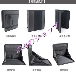車用折疊桌架 車載折疊筆電架/汽車用電腦架/車用書桌/牛津布/收納/椅背雜物袋/椅背收納桌/送男友 現貨 S17