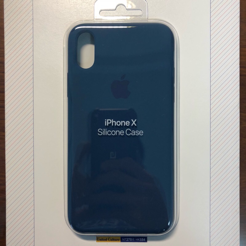 iPhone X 鈷藍色 原廠矽膠保護殼