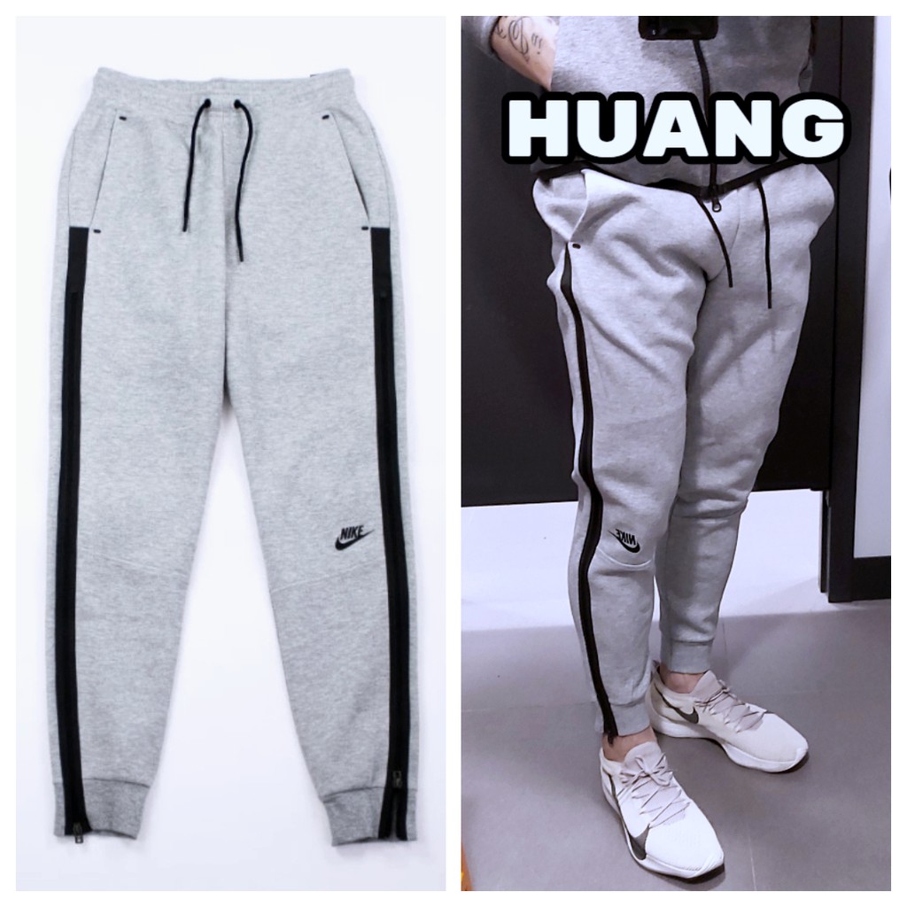 Nike NSW Tech Fleece 太空棉縮口褲 上寬下窄 修身版型  兩側全長防水拉鍊（撞褲機率極低）