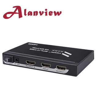 Alanview HDMI 2.0 HDR 一進二出分配器 4K 60Hz (AL2012)