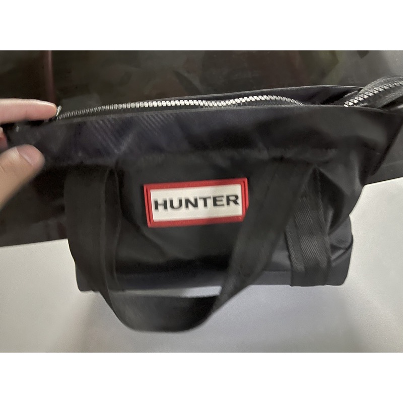 Hunter迷你尼龍托特包。