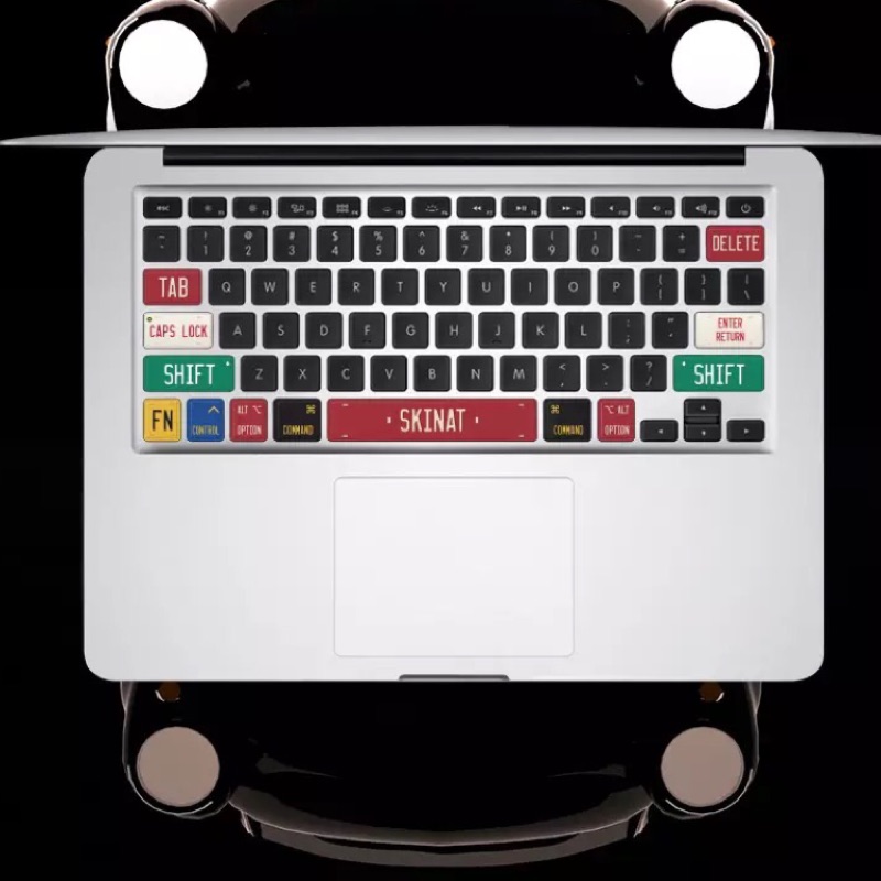 現貨 Apple Mac Pro Air 13 局部鍵盤 裝飾 貼紙 膜 局部 按鍵 鍵盤 車頭燈
