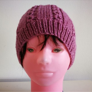 〈王媽媽〉手工毛帽 手工編織純毛線帽(小) ，美觀 蓬鬆 保暖 寒流 高山 雪地都適用