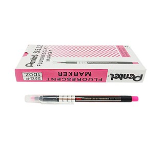 PENTEL S512 螢光筆-粉紅(12入)
