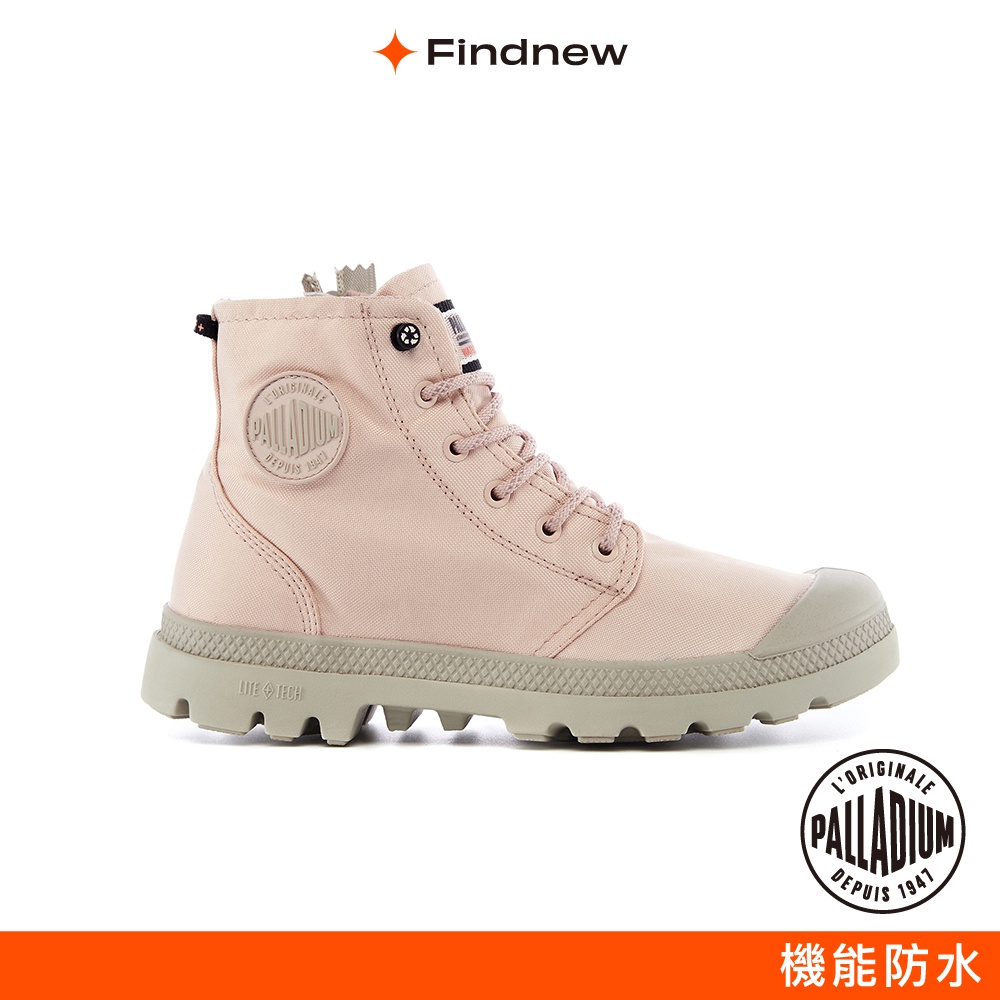 PALLADIUM RCYCL LT+WP+Z 輕量拉鍊防水靴 玫瑰粉 男女共款 77037-629【Findnew】