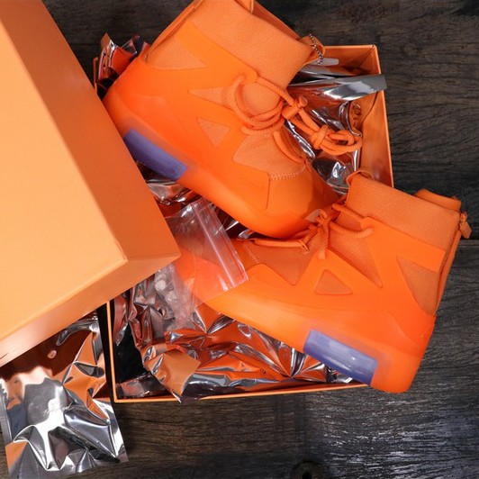 nike fear of god orange pulse