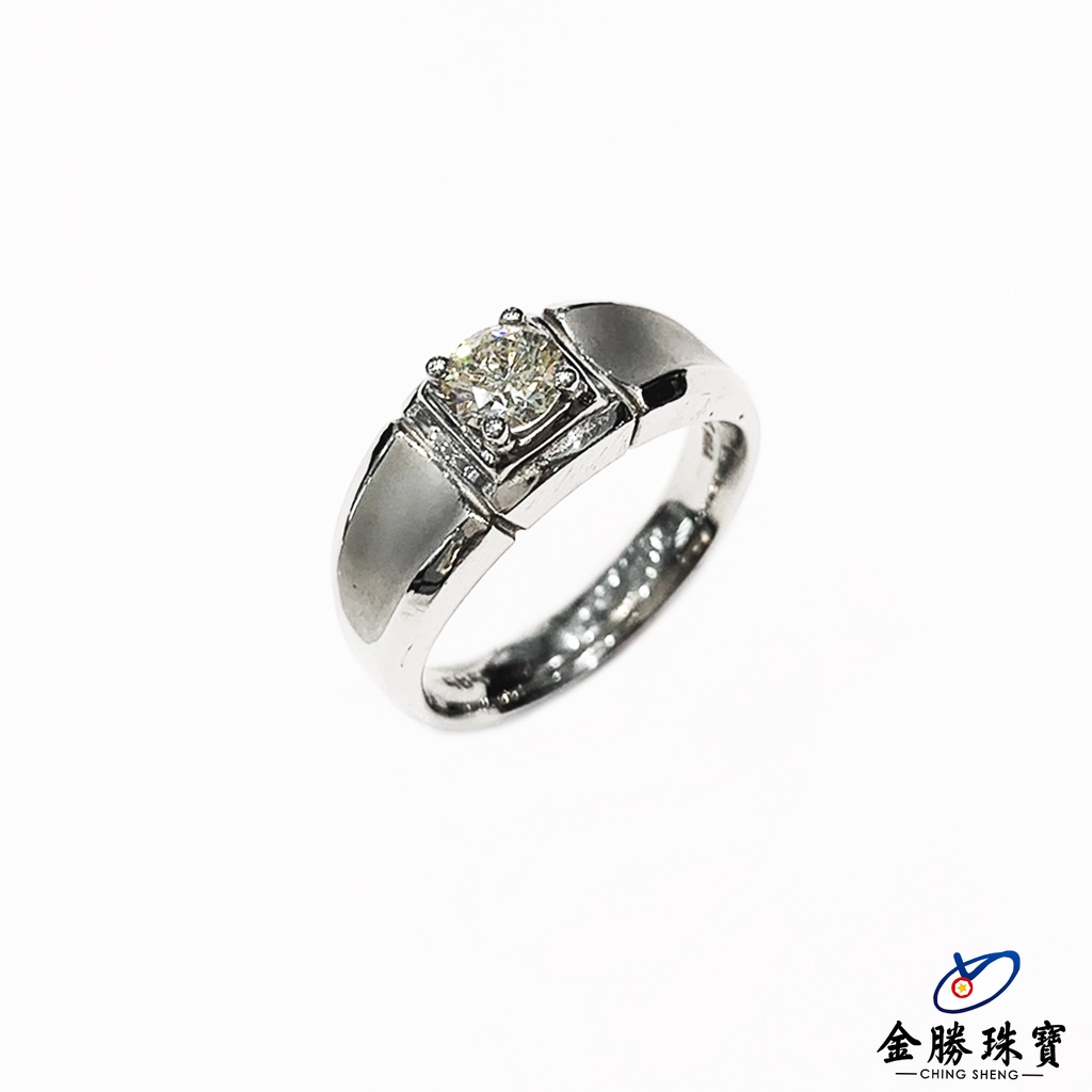 【金勝珠寶】 K金戒指｜固定式14號  50分GIA鑽石 八心八箭  H級別  VS2  堅定  精緻  優雅  含金量