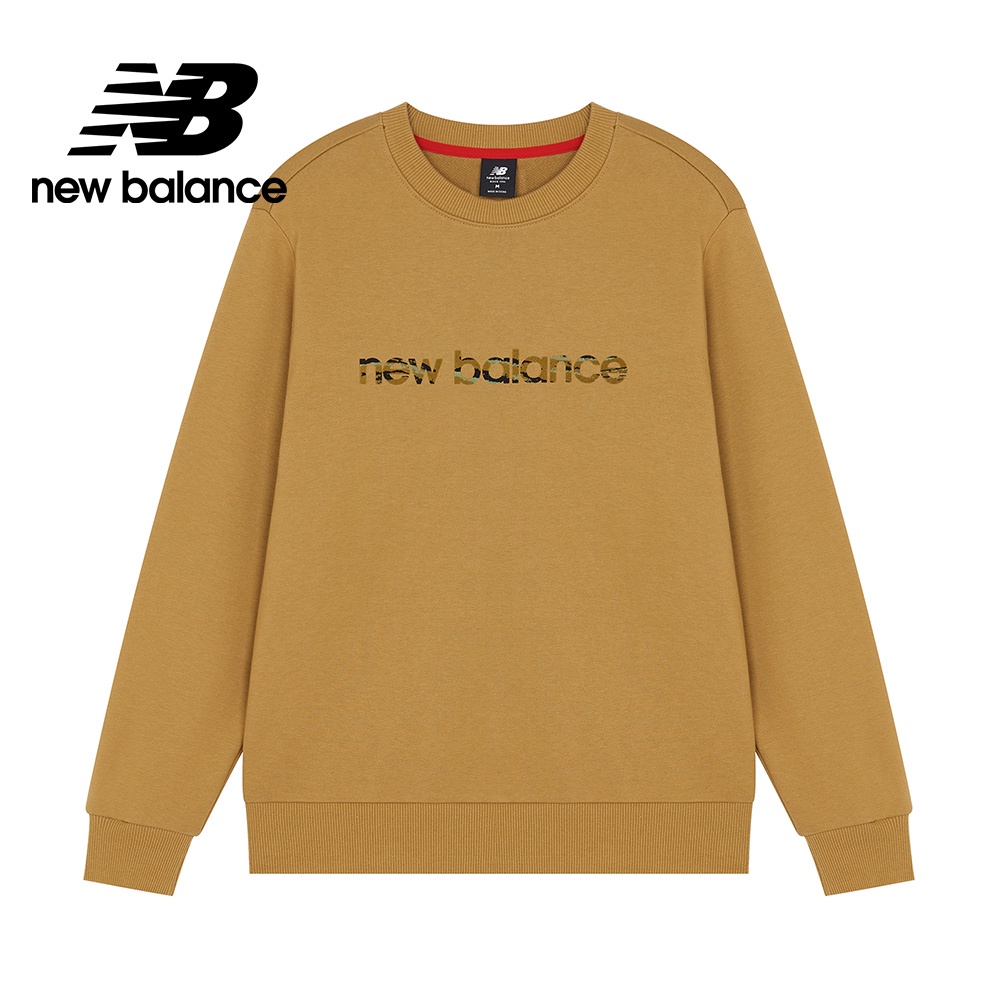 【New Balance】NB衛衣_男性_駝色_AMT21353INC