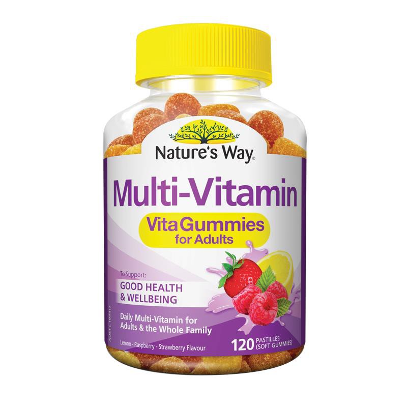 【樂活代購】現貨！澳洲Nature's Way Vita Gummies 成人綜合維生素軟糖 120顆裝 保質期長