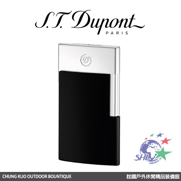 詮國 - S.T. Dupont 法國都彭頂級打火機 E-Slim 超薄USB充電式打火機 / 黑武士 / 27004