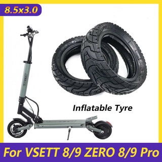 VSETT 8 9 ZERO 8 9 Pro Hoverbard雙驅動雙電機電動滑板車8 1/2X3.0輪胎用8.5英寸