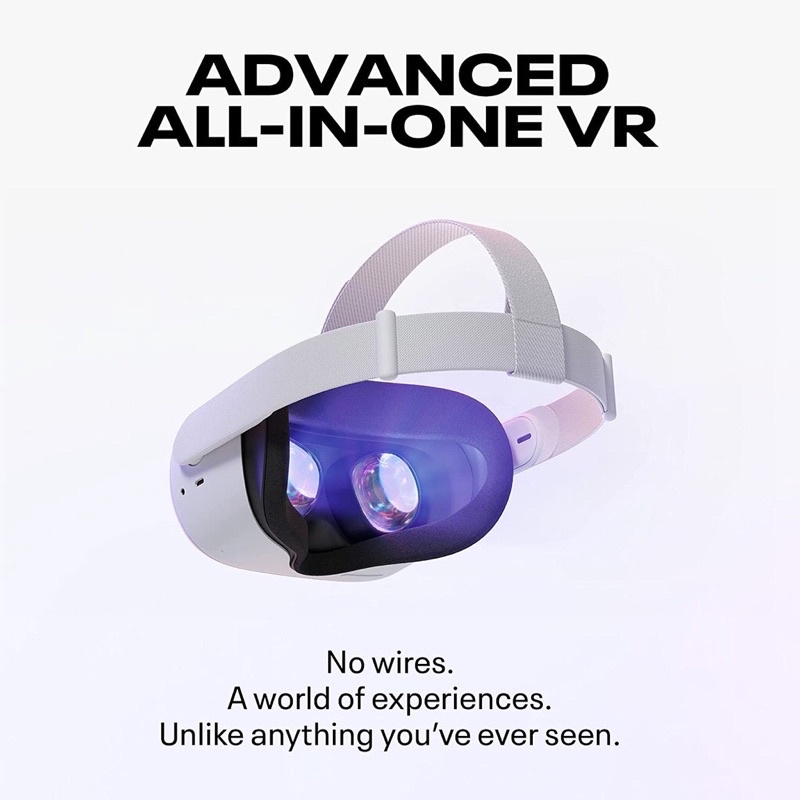 Meta_Oculus Quest第二代128G VR頭戴式主機_VR眼鏡_追劇神器🔆
