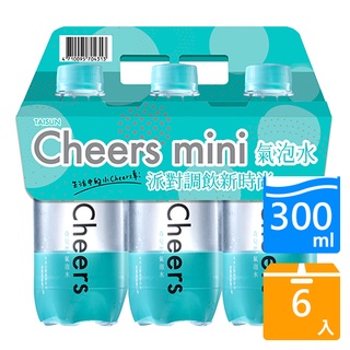 Cheers氣泡水300ML x6入【愛買】